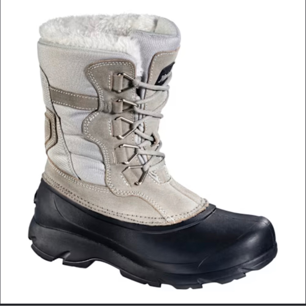 Natural Reflections Avalanche Pac Boots Black Gray Winter Snow Women’s Size 6